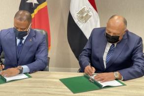 مصر وسانت كيتس ونيفس يوقعان إقامة علاقات دبلوماسية